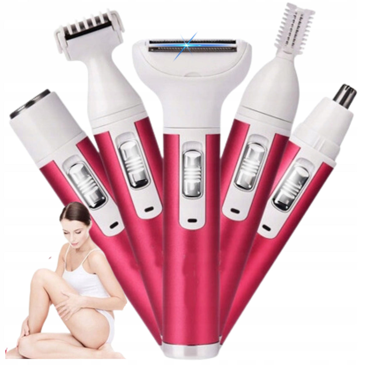 WOMEN'S SHAVER Bikini Leg Body EPILATOR TRIMMER ARMPIT MUSTACHE EYEBROW DELICATE EAN (GTIN) 5907068660960