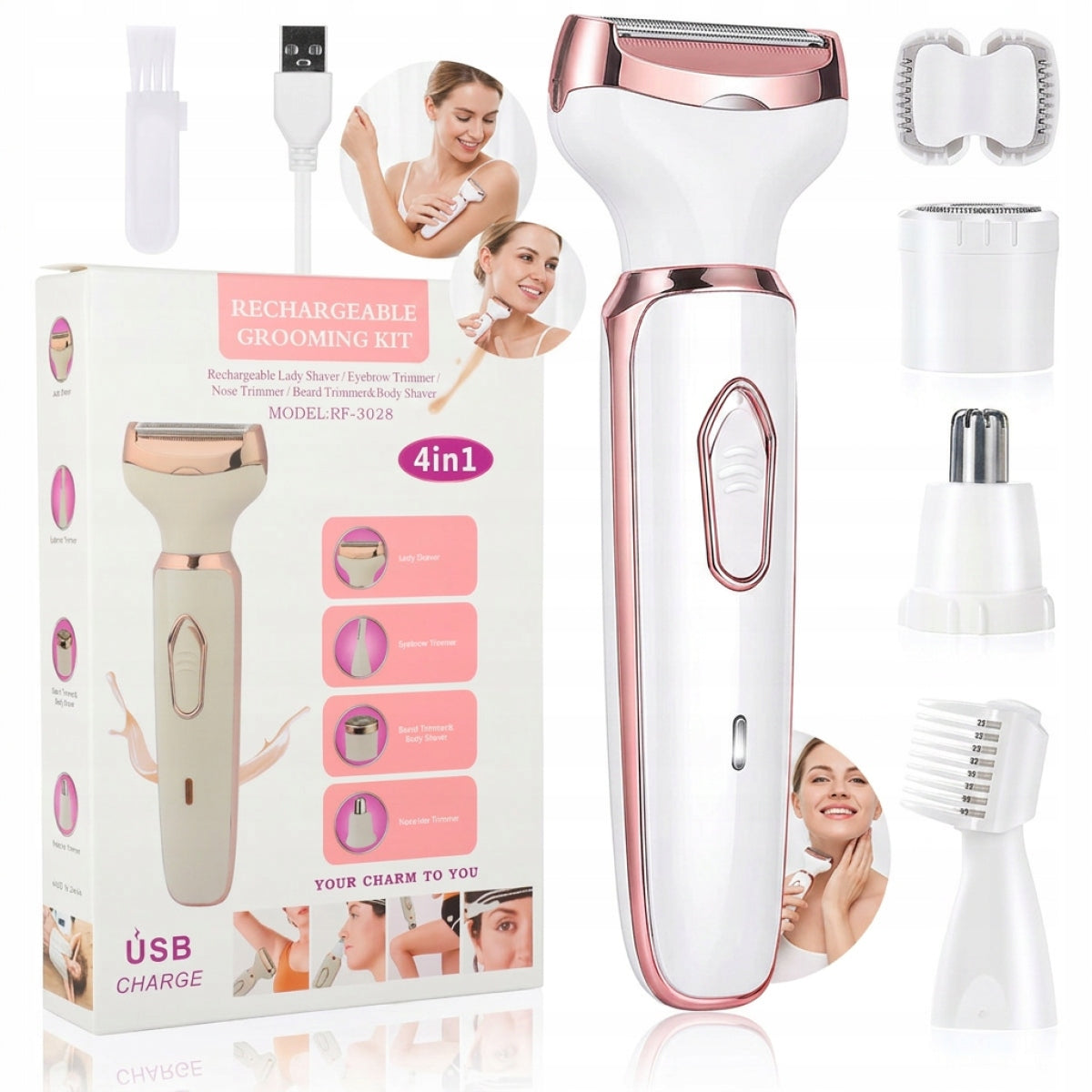 WOMEN'S SHAVER Bikini Leg Waterproof MACHINE HAIR REMOVAL WOMEN REMOVES