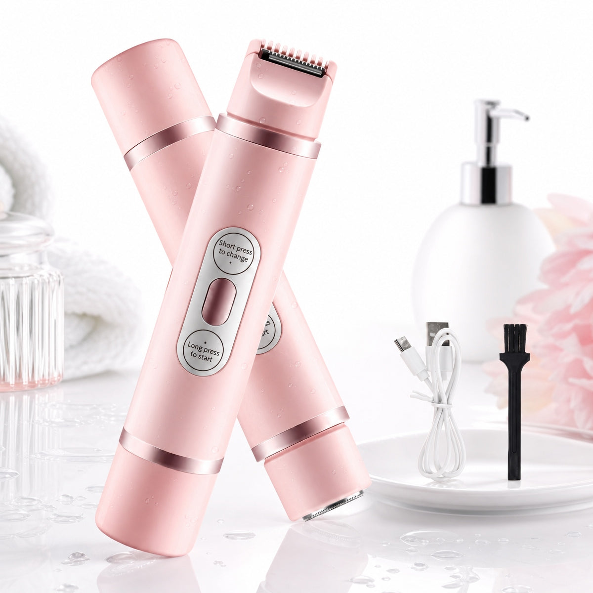 WOMEN'S SHAVER EPILATOR TRIMMER MACHINE FOR INTIMATE MONTHS BIKINI 2in1