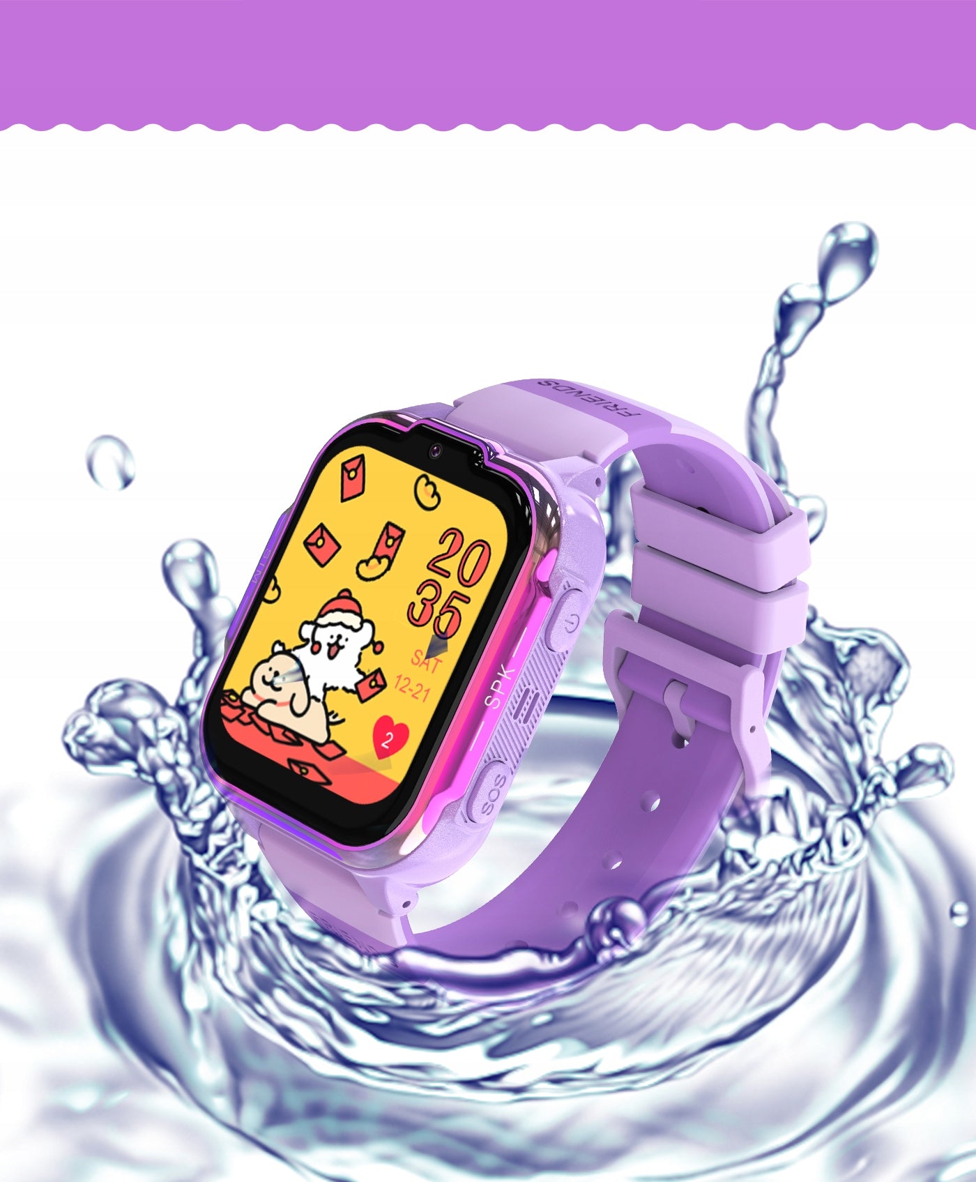 WOMEN'S SMARTWATCH 4G MENU PL GPS TALK CAMERA WATERPROOF Manufacturer code KW-320