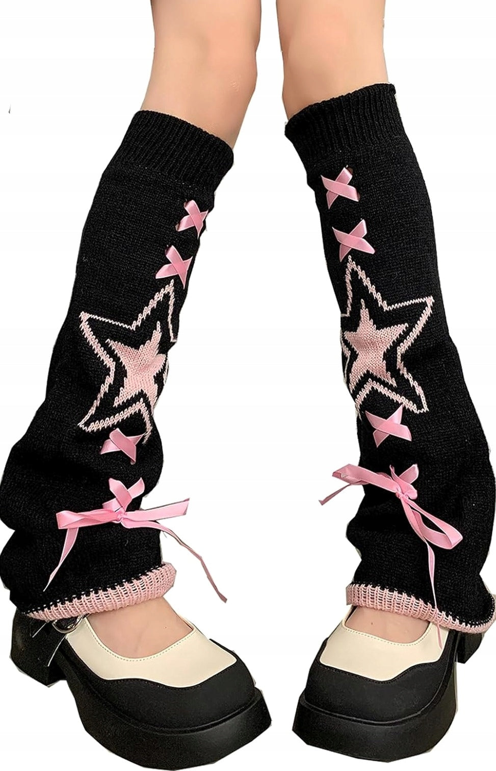 WOMEN'S TIGHTS KNITTED WARM LOOSE LEGS SOCK WARMERS PATTERNS Y2K