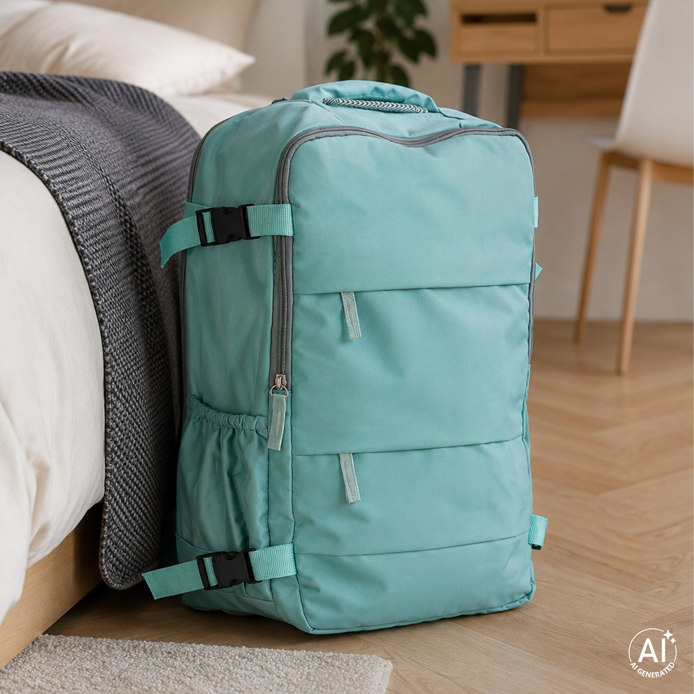 WOMEN'S TRAVEL BACKPACK CAPACIOUS HAND LUGGAGE 45X30X12,5CM Manufacturer code KX2993_3
