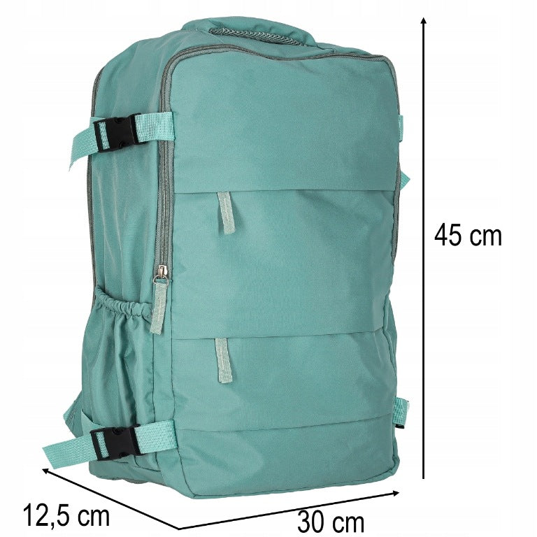 WOMEN'S TRAVEL BACKPACK CAPACIOUS HAND LUGGAGE 45X30X12,5CM Packaging status original