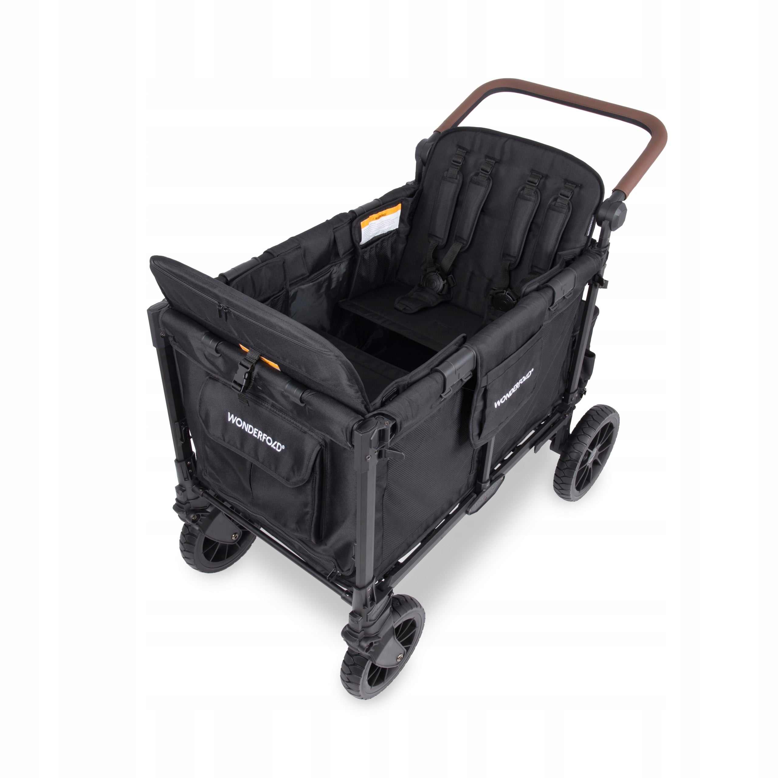 WONDERFOLD W4 Luxe Pro, pram, 4 seater wagon, Jet Black Brand WONDERFOLD