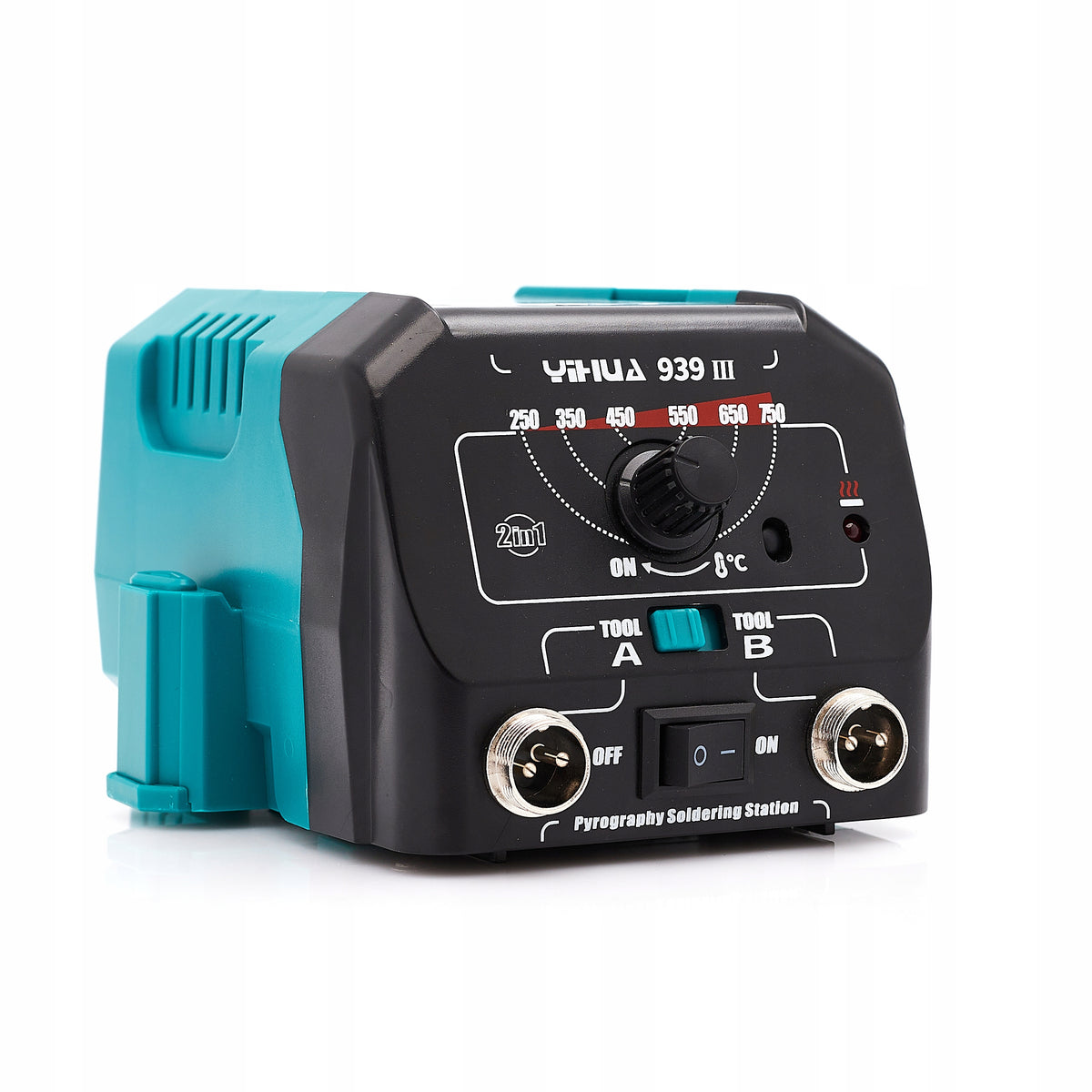 WOOD BURNER YIHUA 939-III 30W 2 FLASKS 20 TIPS 250-750°C Packaging status original