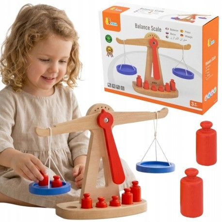 WOOD SHOP SCALE BALANCES FSC WEIGHTS FOR CHILDREN VIGA