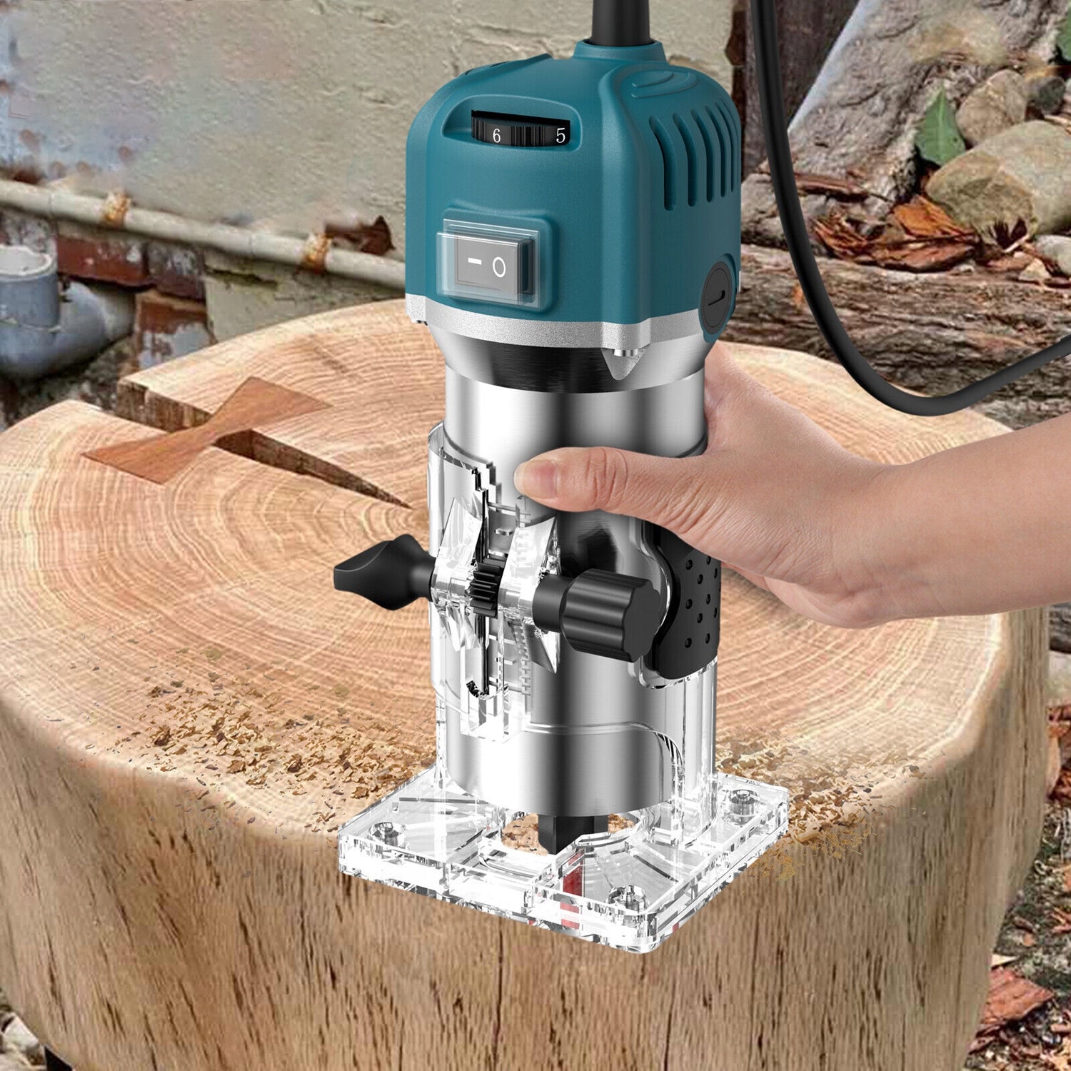 WOOD SPINDLE MILLING MACHINE 800W 15EL CUTTERS METAL BODY Brand no brand