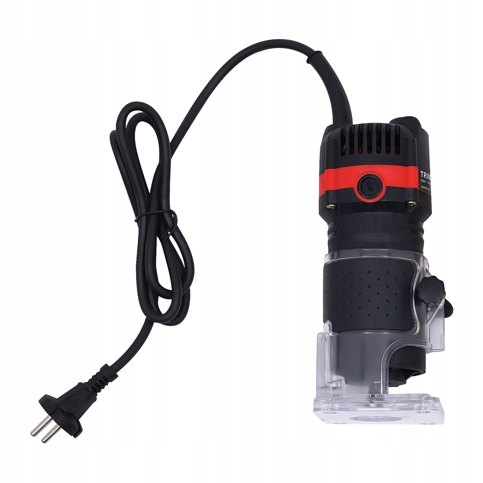 WOOD TRIMMER MILLING MACHINE ELECTRIC MANUAL BASE GUIDES 800W Batteries included no