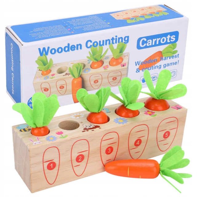 WOODEN ARCADE GAME MONTESSORI CARROTS Manufacturer code 225-96