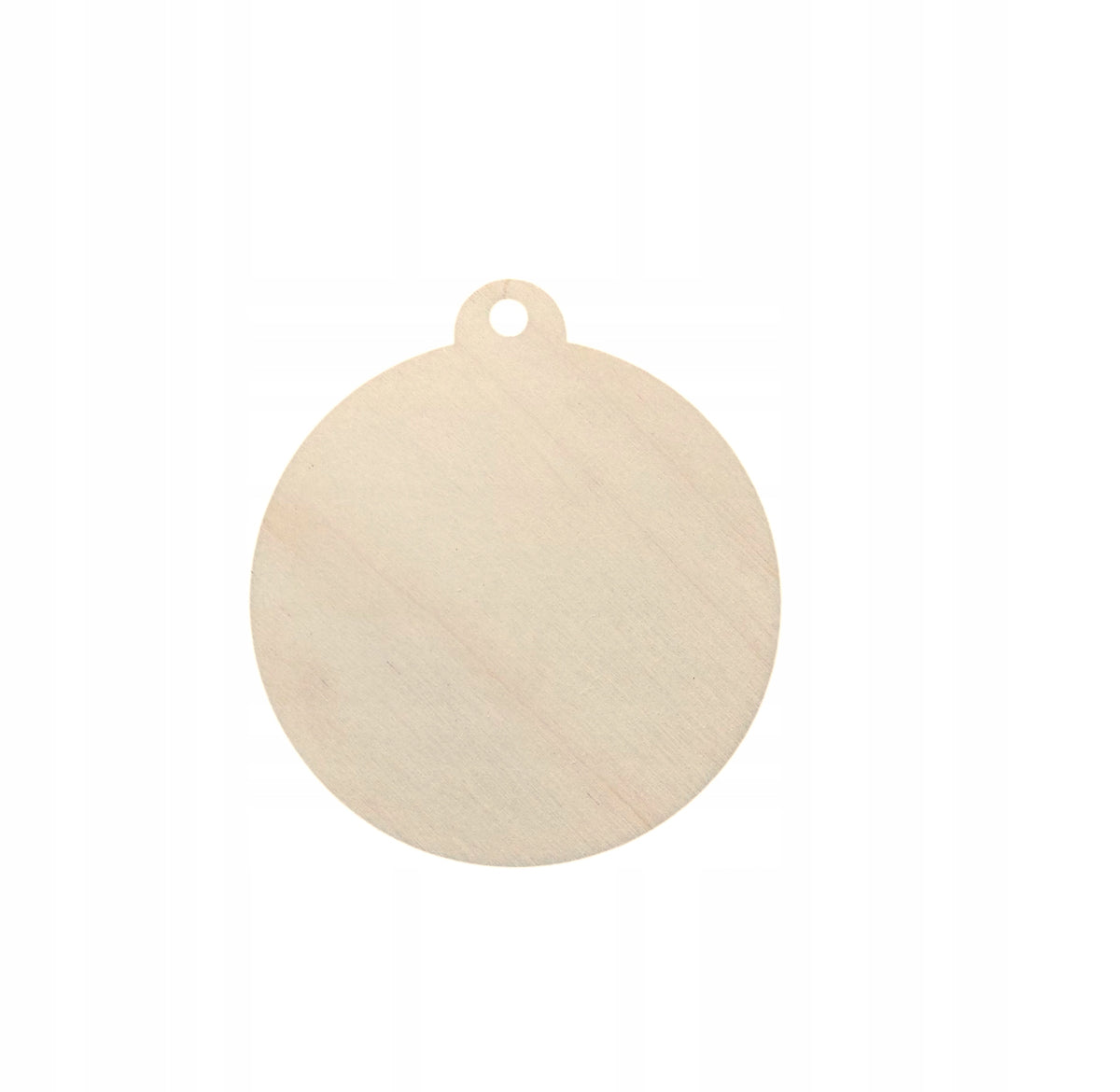 WOODEN BAUBLES pendants 50 pcs. for painting and decorating DIY decoupage Manufacturer code SM bombki okrągłe komplet