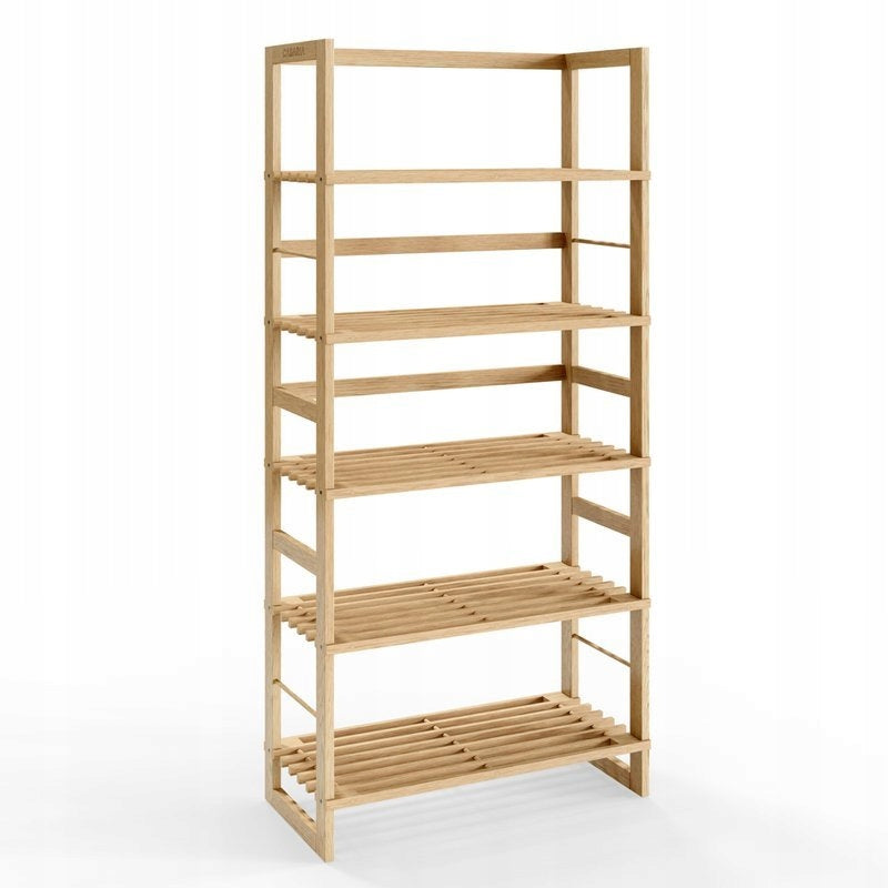 WOODEN BOOKCASE 5 SHELVES BOOKCASES, OFFICE