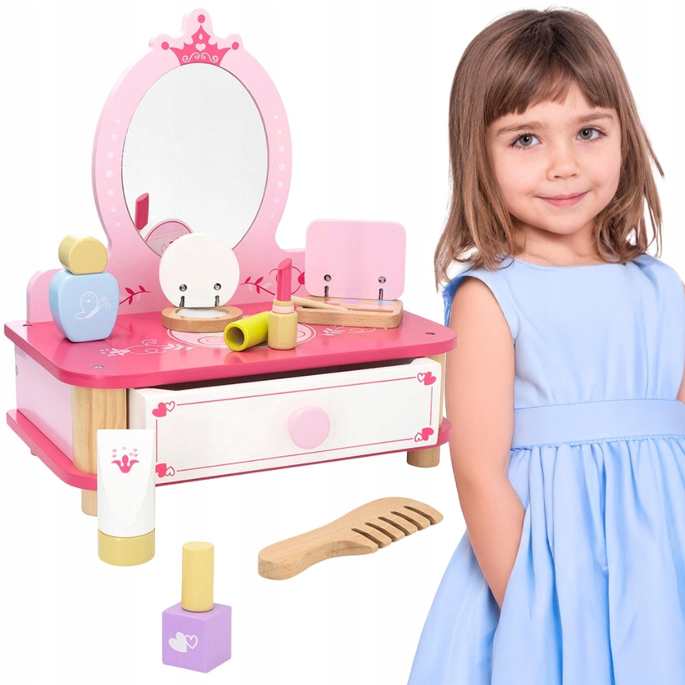 WOODEN COSMETIC DRESSING TABLE PRINCESS COSMETICS ACCESSORIES VIGA
