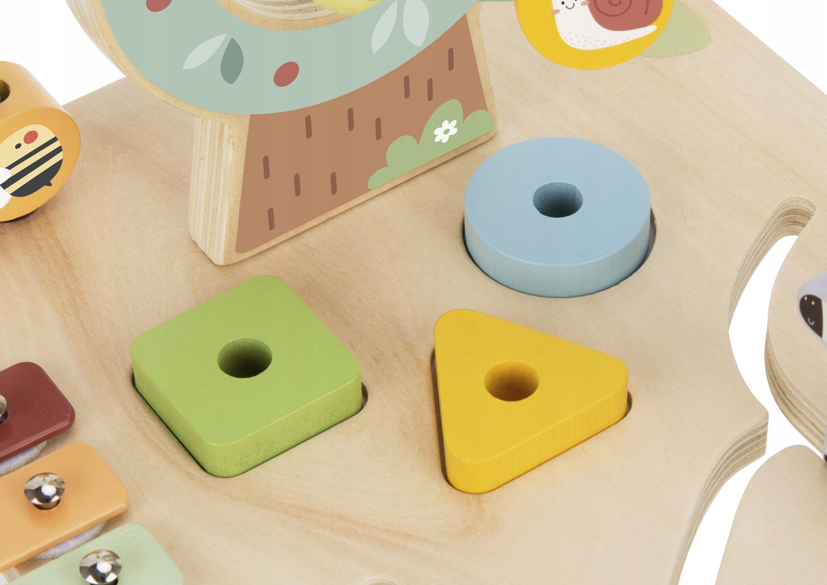 WOODEN EDUCATIONAL MUSIC TABLE MONTESSORI ACTIVITY WOOPIE GREEN Brand Woopie
