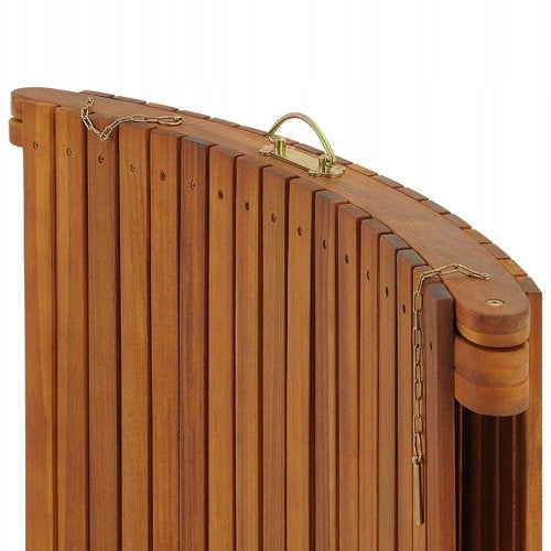 WOODEN GARDEN DECKCHAIR ERGO MADE OF ACACIA WOOD Color beige