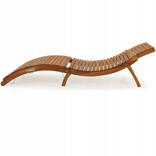 WOODEN GARDEN DECKCHAIR ERGO MADE OF ACACIA WOOD Kind sunbed