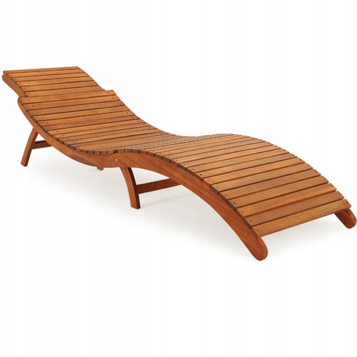 WOODEN GARDEN DECKCHAIR ERGO MADE OF ACACIA WOOD