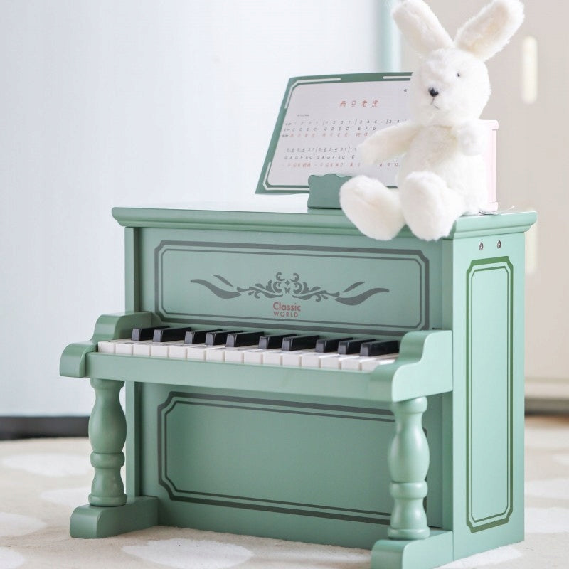 WOODEN LARGE PIANO FOR CHILDREN +LEARNING BOOK PIANO INSTRUMENT Manufacturer code CW40580