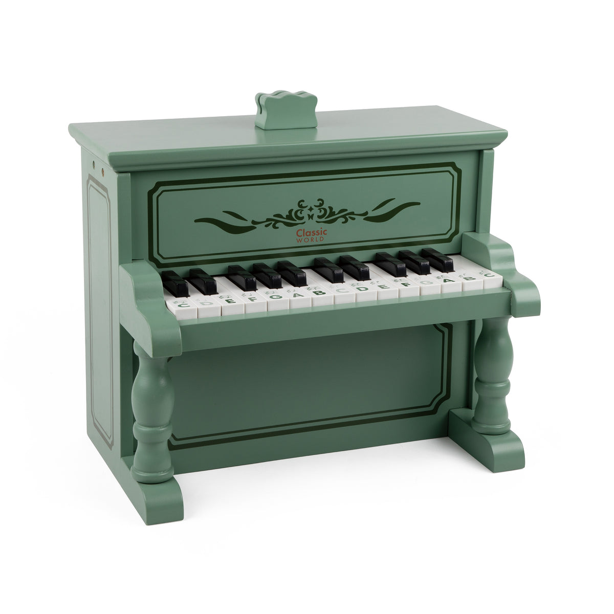 WOODEN LARGE PIANO FOR CHILDREN +LEARNING BOOK PIANO INSTRUMENT