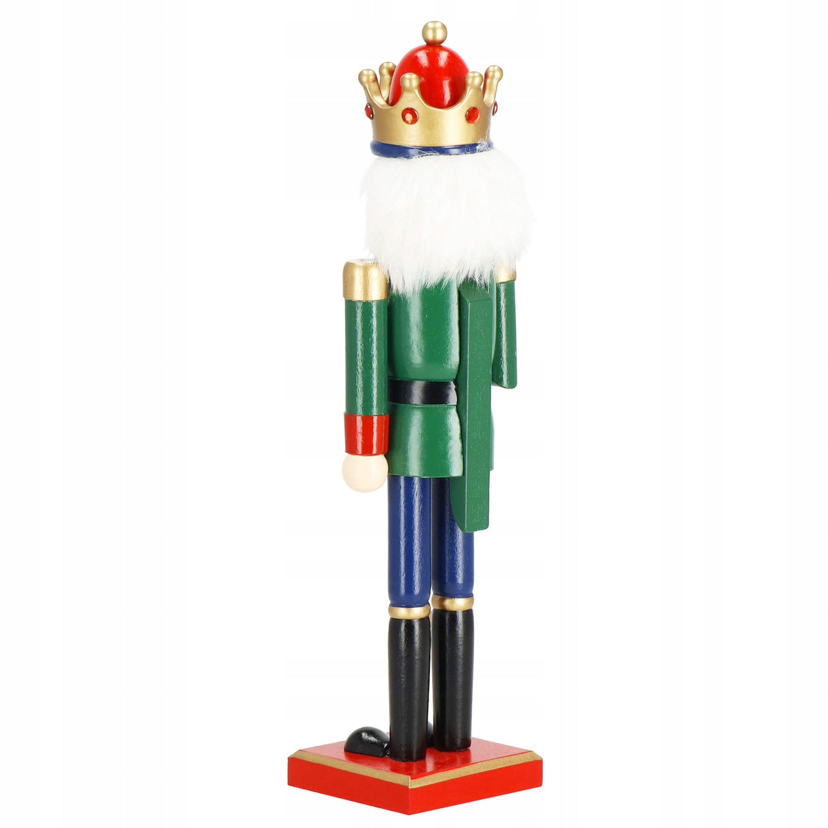 WOODEN NUTCRACKER Christmas decoration XXL figurine PREMIUM 38 cm Brand Springos