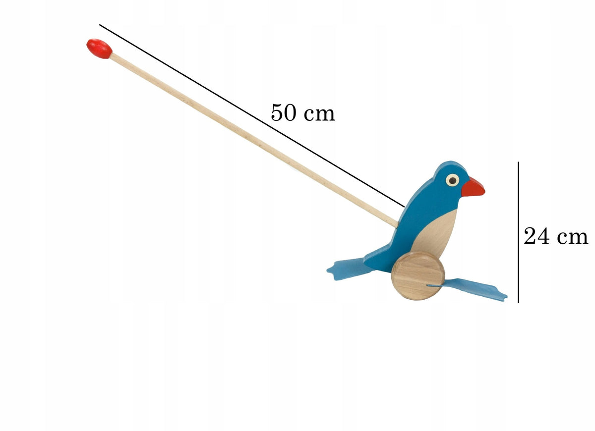 WOODEN PENGUIN pusher Poland Brand Peewit