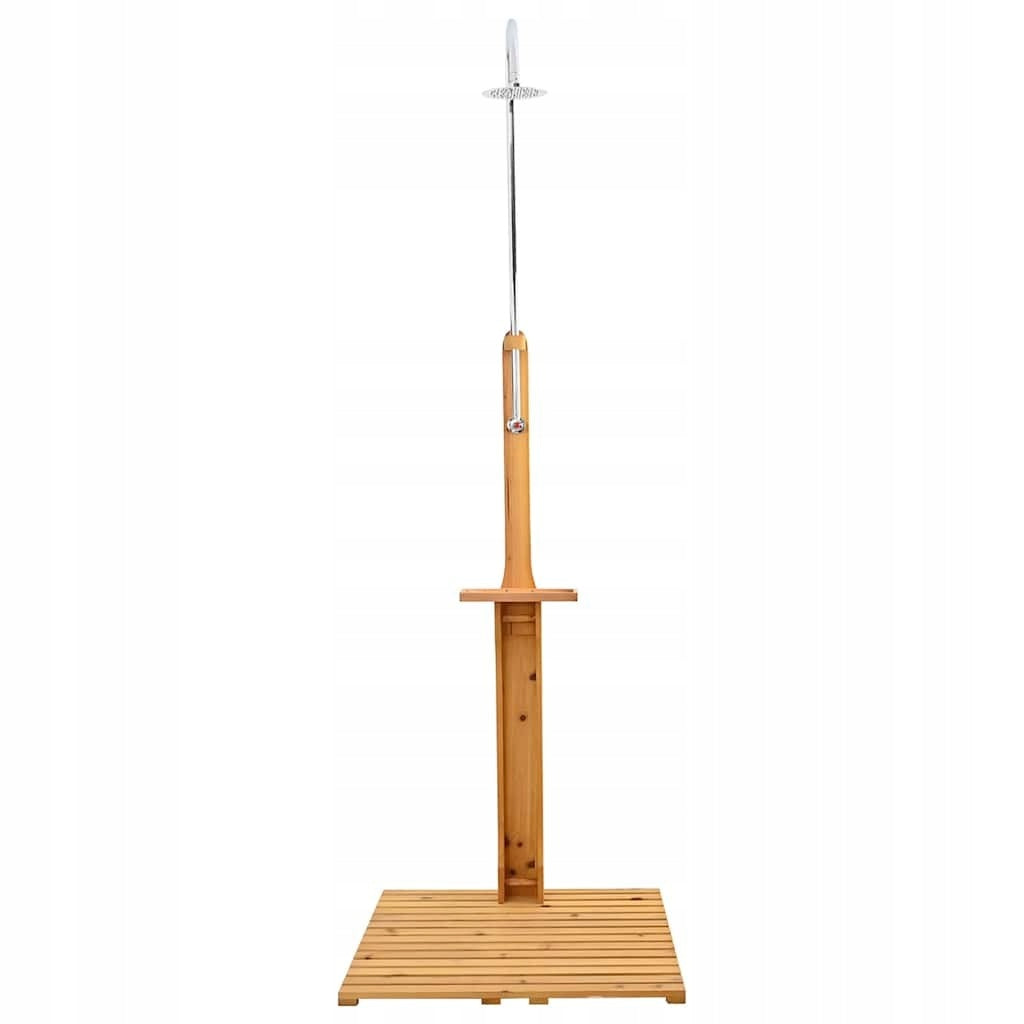 WOODEN POOL GARDEN SHOWER 221 CM STAINLESS STEEL MOSS FOR CAMPING Packaging status original