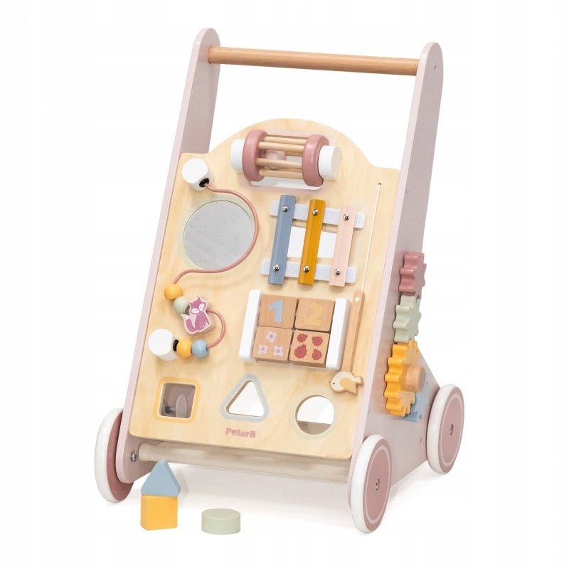 WOODEN PUSHER EDUCATIONAL WALKER PINK MANIPULATION BOARD VIGA EAN (GTIN) 6971608442599