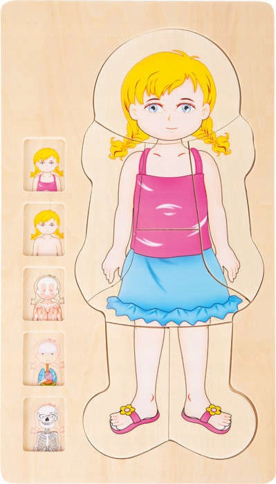 WOODEN PUZZLE ANATOMY GIRL PUZZLE EAN (GTIN) 4020972058140