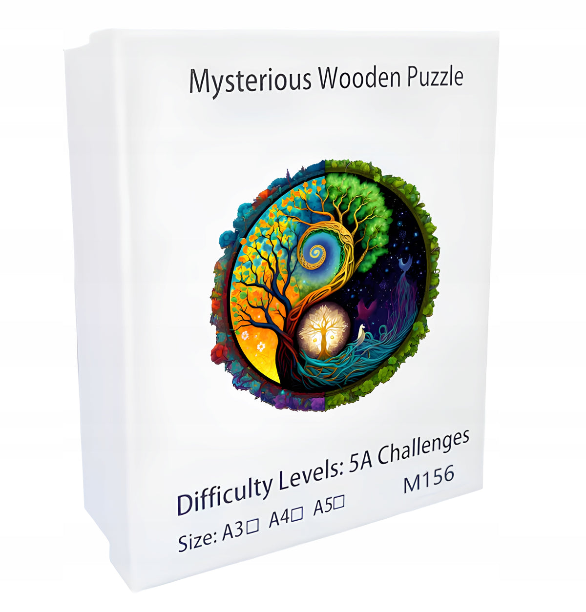 WOODEN PUZZLE NATURE LANDSCAPE TREE 3D PUZZLE FOR ADULT CHILDREN Manufacturer code PUZZLE KRAJOBRAZ DRZEWA ROŚLINY DO UKŁADANIA