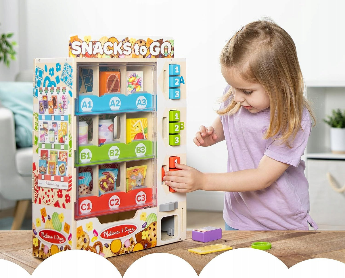 WOODEN SNACK VENDING MACHINE TO GO SHOP TOY ROLE PLAY Manufacturer code 6073586 20152814