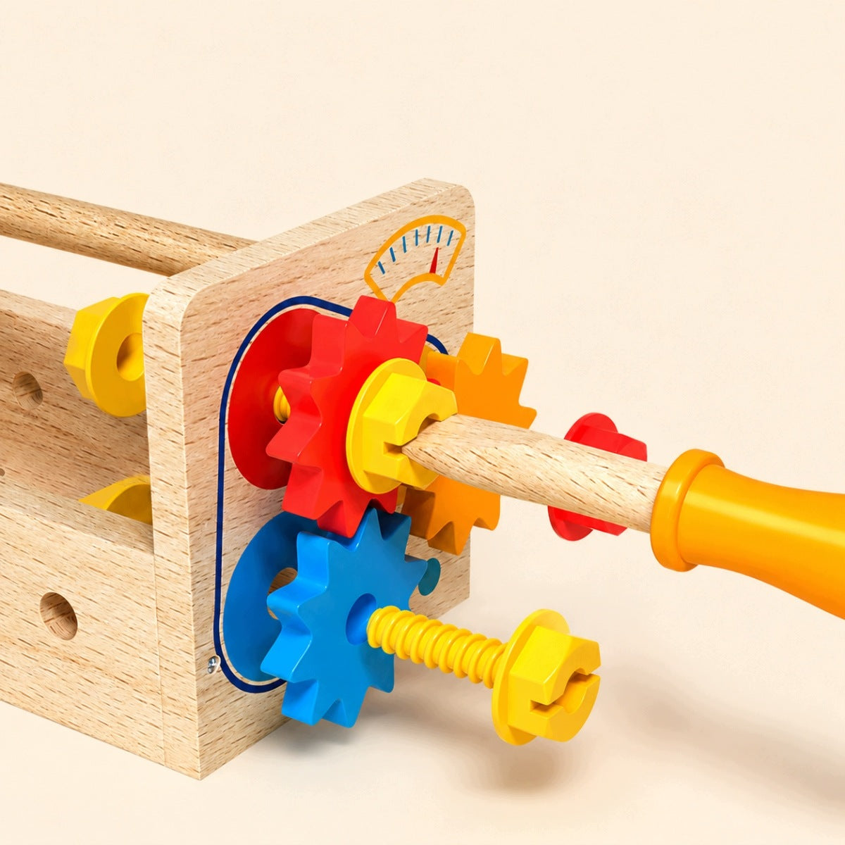 WOODEN TOOL SET HAMMER BOX WORKSHOP SMALL DIYER Kid's age 3+ years