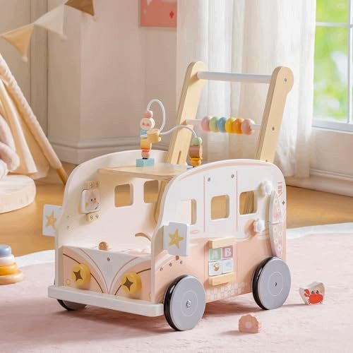 WOODEN WALKER FOR BABIES MULTIFUNCTIONAL ADJUSTABLE HEIGHT Brand no brand