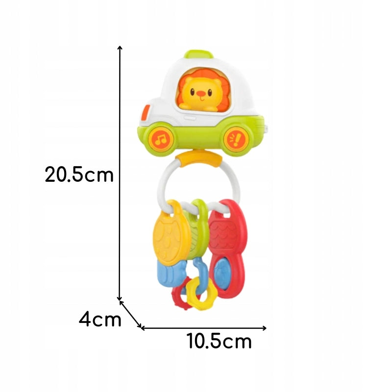 WOOPIE 56324 Rattle/bite Music Sensory Keys Kind interactive stuffed toys