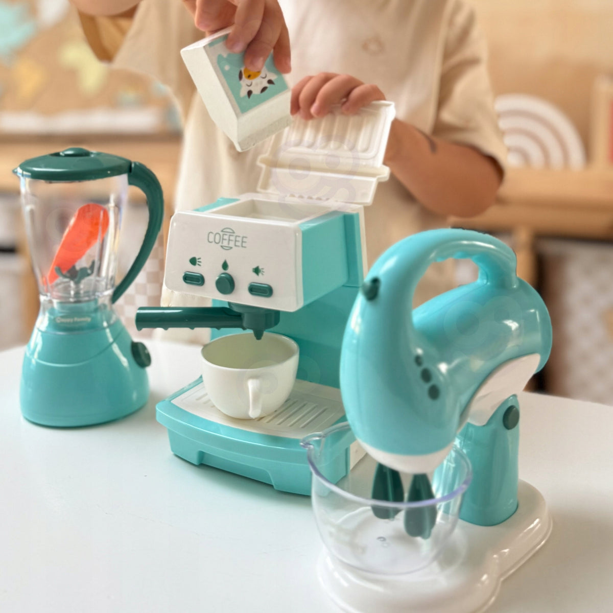 WOOPIE Household Appliances Set 3in1 Express Mixer Blender Light Effects Kid's age 3+ years