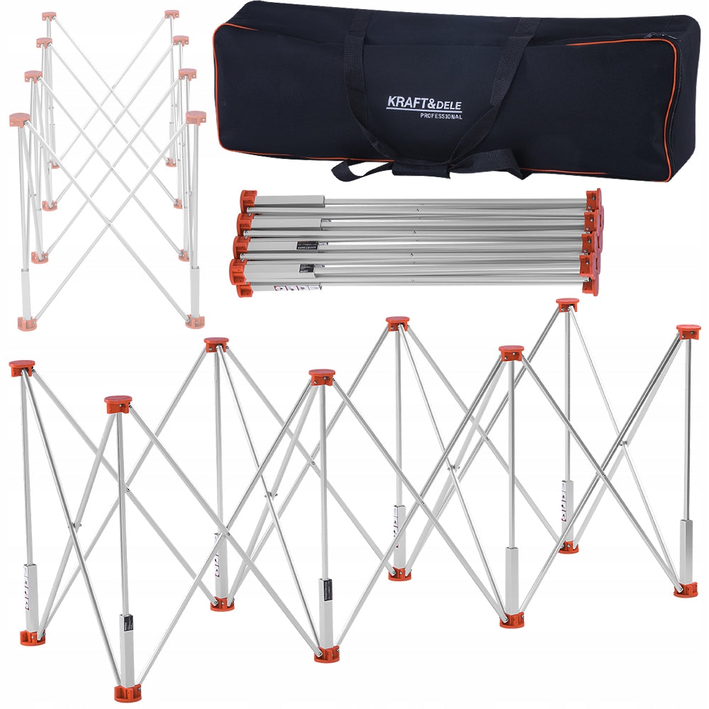 WORK TABLE FOLDING 8 LEGS GLAZING LARGE FORMATS 170x60mm 800kg SPIDER