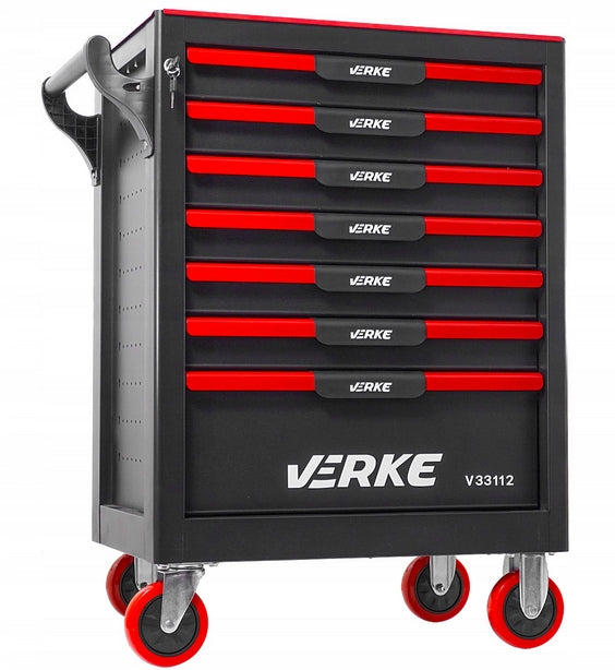 WORKSHOP CABINET SERVICE TOOL CART FOR TOOLS EMPTY 7 DRAWERS Product weight with unit packaging 45 kg