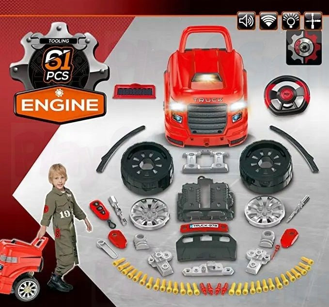 WORKSHOP CAR TRUCK SET MECHANIC SMALL DIY PILOT EAN (GTIN) 5906660147756