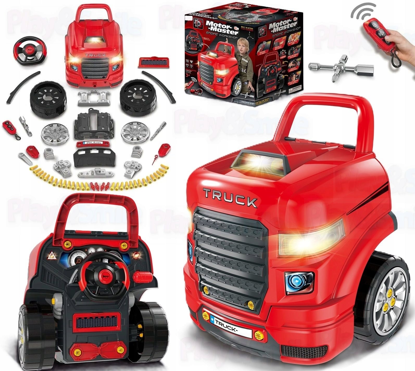WORKSHOP CAR TRUCK SET MECHANIC SMALL DIY PILOT