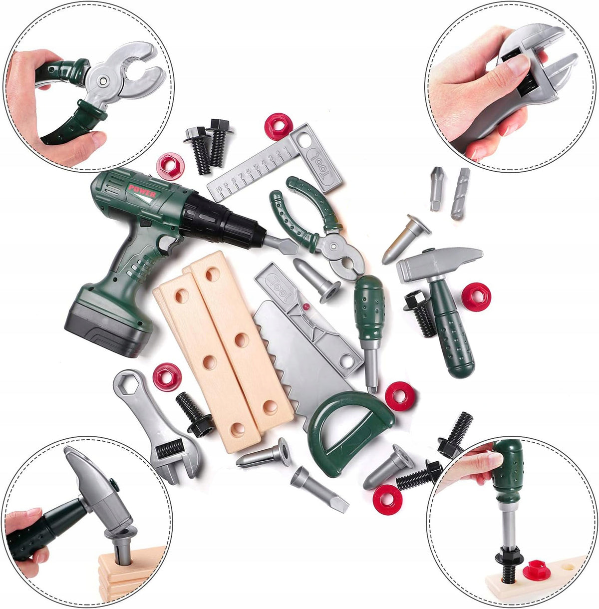 WORKSHOP DIY KIT BACKPACK SCREWDRIVER Color gray