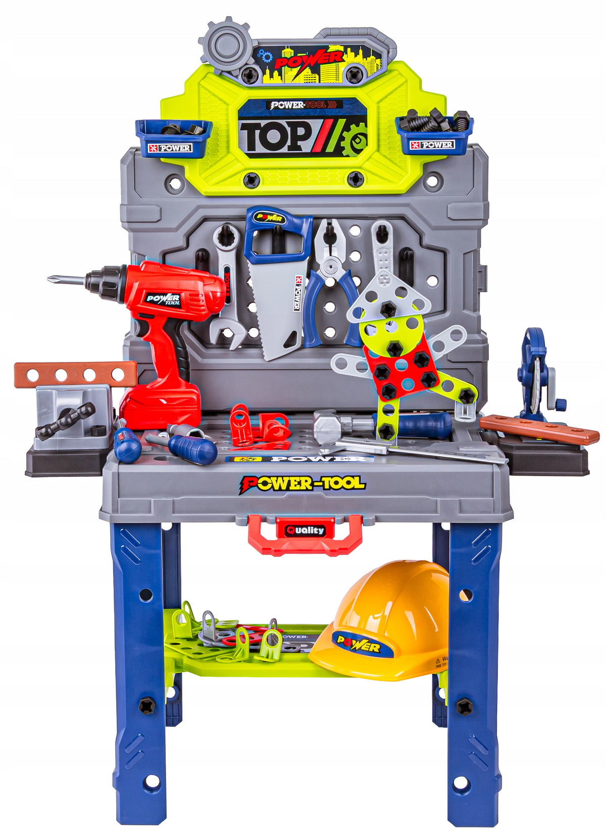 WORKSHOP FOR CHILDREN DIY SET TABLE WITH TOOLS HELMET EAN (GTIN) 5904659205746