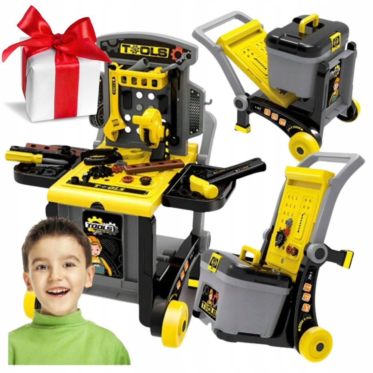 WORKSHOP FOR CHILDREN TO PLAY TOOL SET XXL DIY