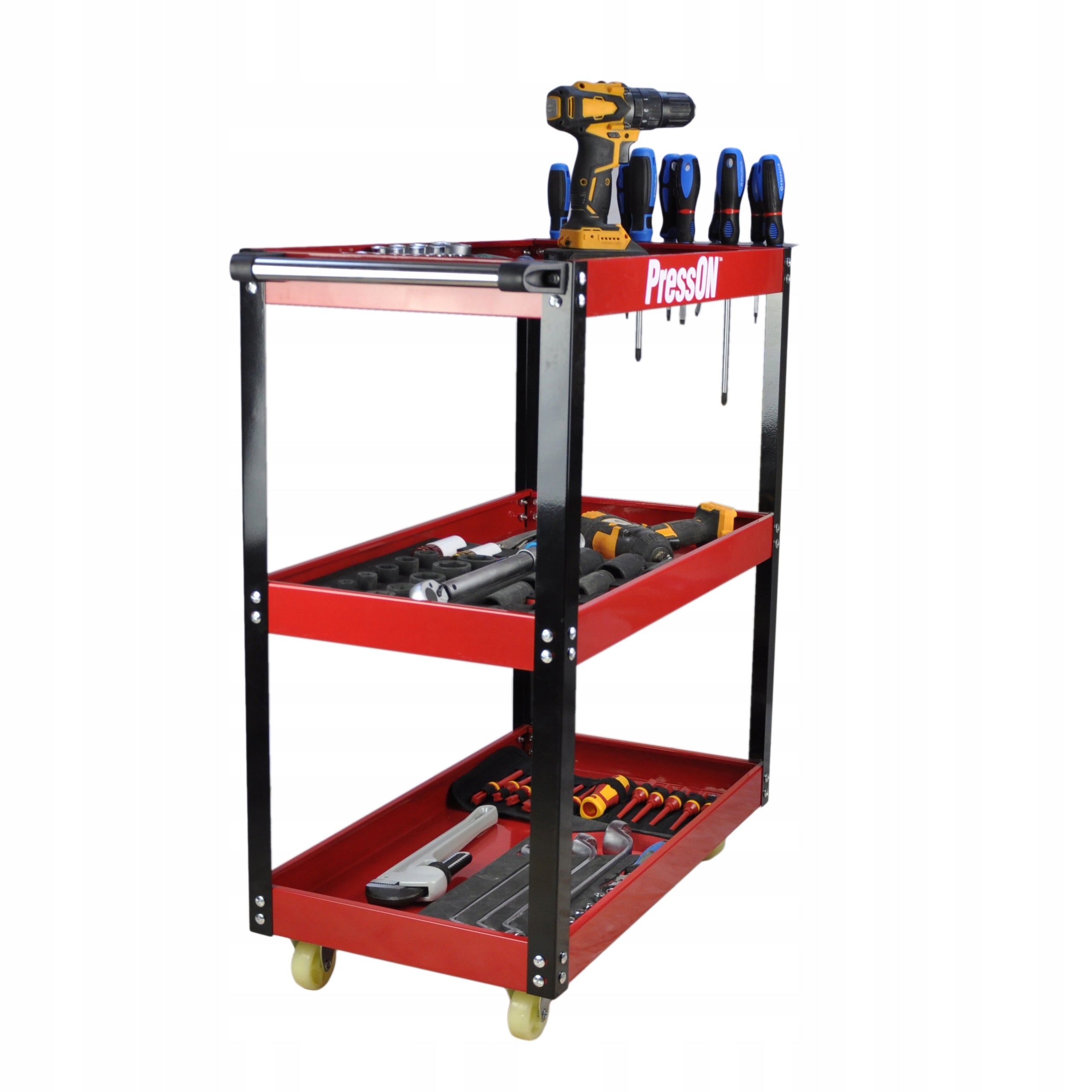 WORKSHOP TROLLEY 3 SHELVES TOOL SERVICE CABINET Manufacturer code FX30401
