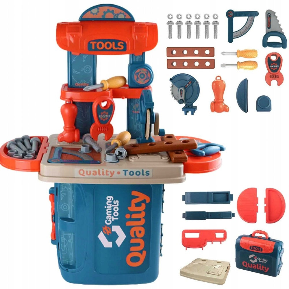 WORKSHOP WITH TOOLS DIY MECHANIC KIT + SUITCASE