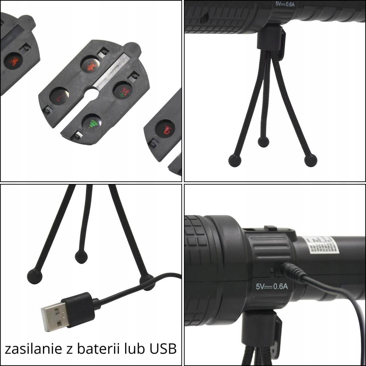 WORLD PROJECTOR PORTABLE LED PROJECTOR BATTERIES OR USB HOLIDAY HALLOWEEN Brand Koopman