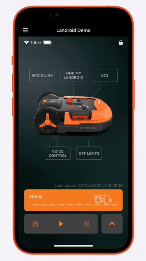 WORX Landroid M500+m2 WR165E 20V Mowing performance 500 m²