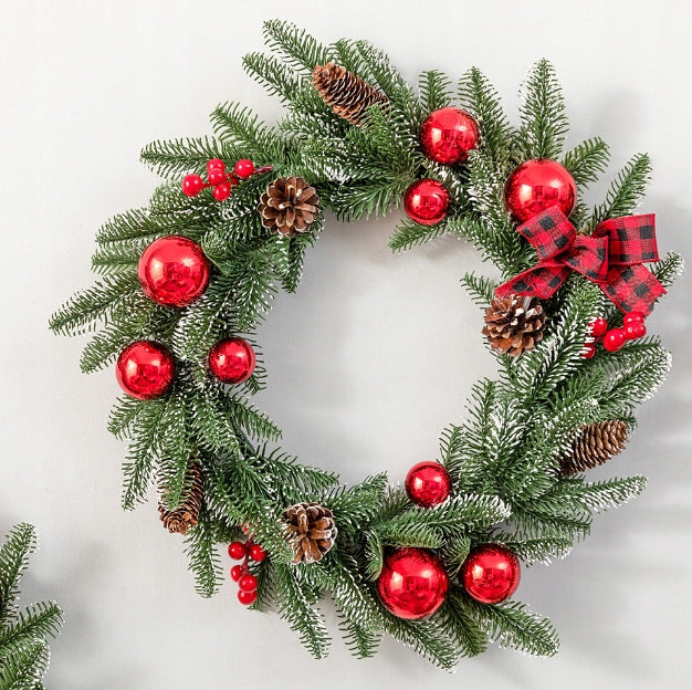 WREATH CHRISTMAS WREATH FOR DOOR ON WALL REED FOR TABLE ARTIFICIAL FLOWERS EAN (GTIN) 5905943634976