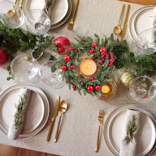 WREATH CHRISTMAS WREATH FOR DOOR ON WALL REED FOR TABLE ARTIFICIAL FLOWERS Manufacturer code WIANEK