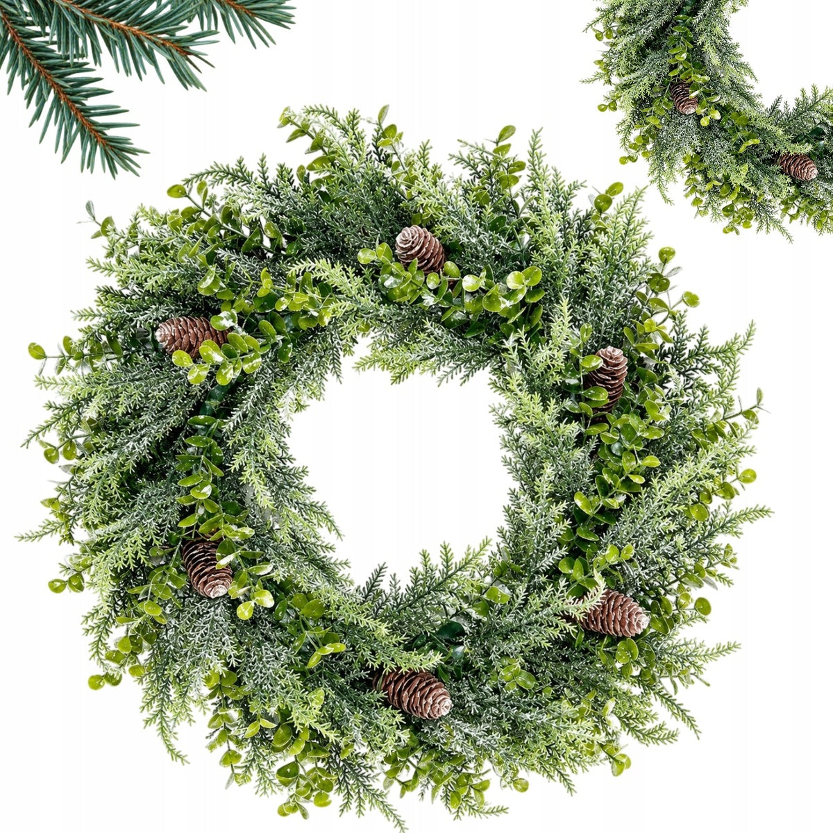 WREATH GARLAND FOR DOOR DECORATIVE AUTUMN REED CHRISTMAS