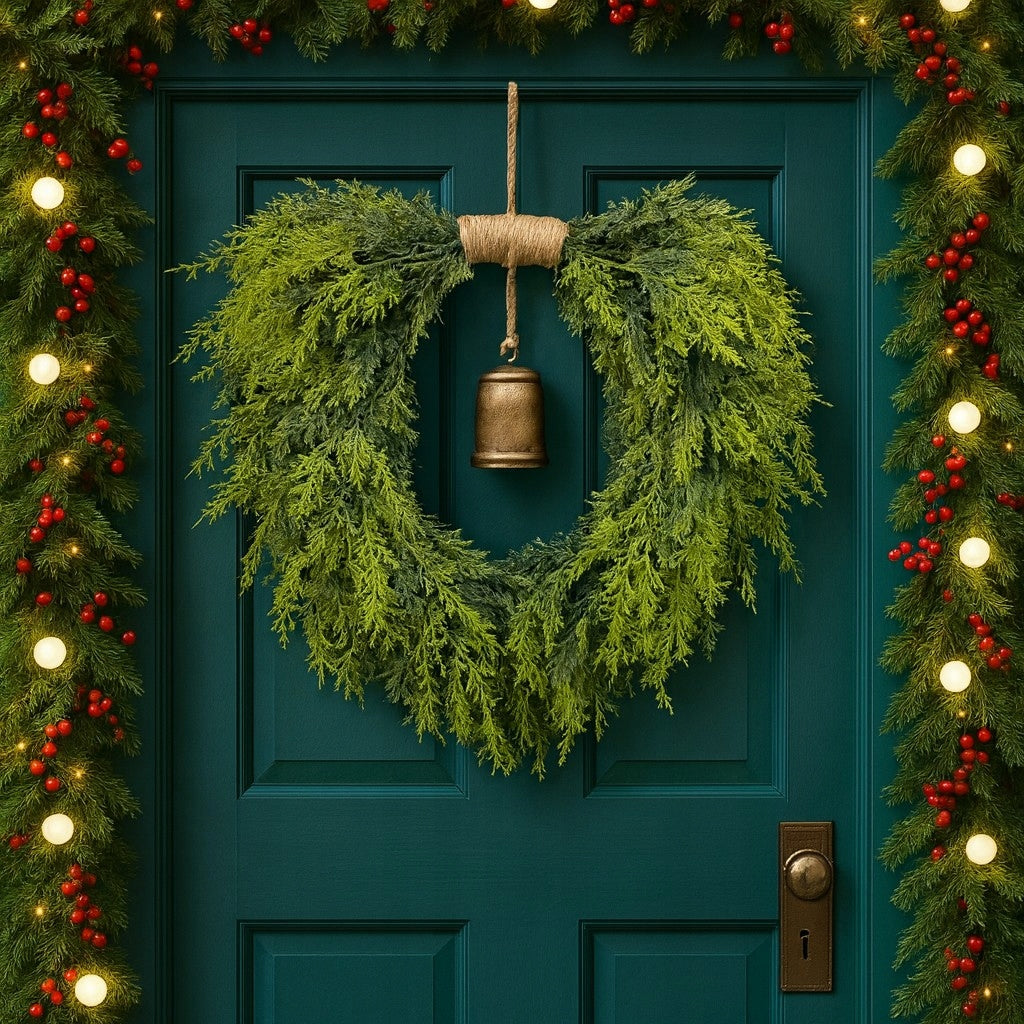 WREATH GARLAND ON THE DOOR DECORATIVE LIKE A LIVING REED CHRISTMAS Manufacturer code 5903843901204