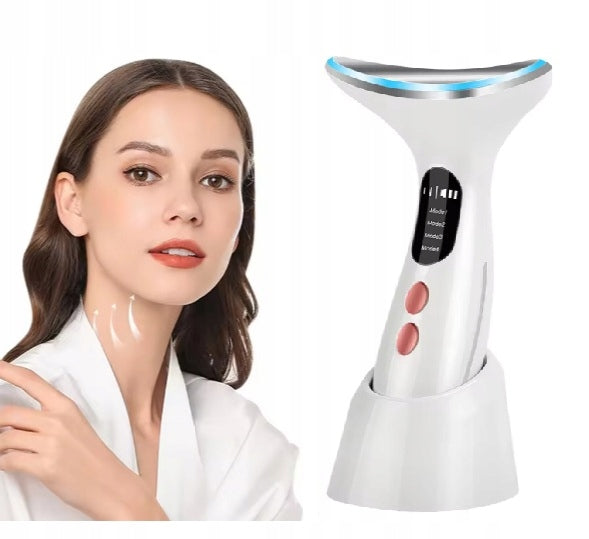 WRINKLE REDUCTION DEVICE MASSAGER SMOOTH NECK REJUVENATION GREEN Packaging status original