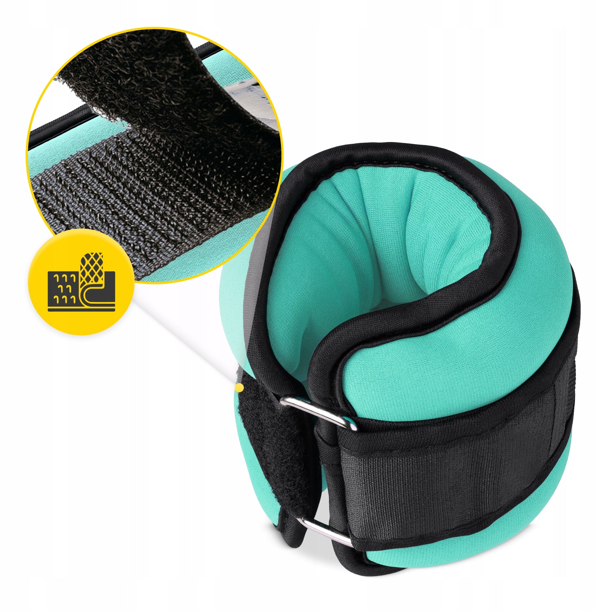 WRIST AND ANKLE WEIGHTS TRAINING GYM EXERCISES 2x1,5 KG Manufacturer code Obciążniki na kostki i nadgarstki 4FIZJO